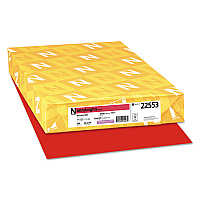Astrobrights Color Paper, 24 lb Bond Weight, 11 x 17, Re-Entry Red, 500/Ream (22553)