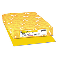 Astrobrights Color Paper, 24 lb Bond Weight, 11 x 17, Solar Yellow, 500/Ream (22533)