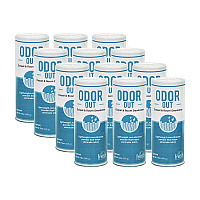 Fresh Products Odor-Out Rug/Room Deodorant, Lemon, 12 oz Shaker Can, 12/Box (121400LE)