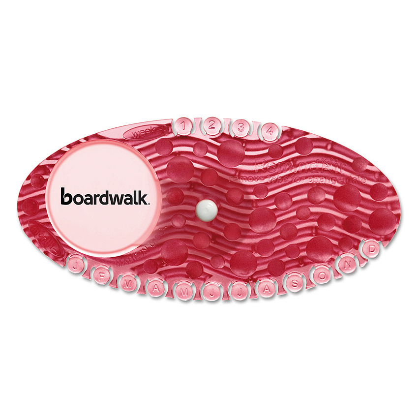 Boardwalk&reg; Curve Air Freshener, Spiced Apple, 10/Box, 6 Boxes (BWKCURVESAPCT)