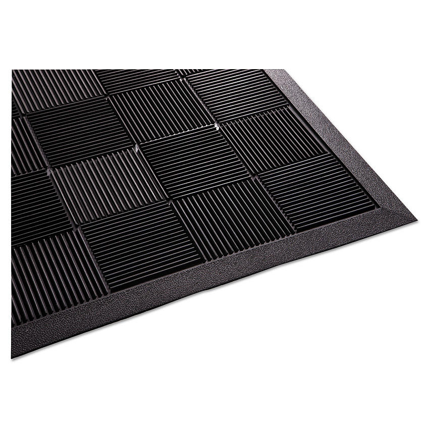 Guardian Parquet Wiper Scraper Mat, 36 x 60, Black (PARQUET3X5)