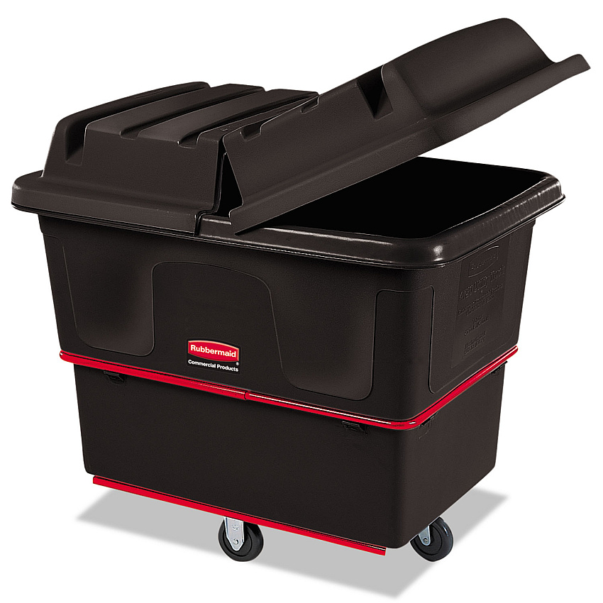 Heavy-Duty Utility Truck, 119.7 gal, 1,000 lb Capacity, Metal/Plastic, Black