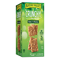 Nature Valley Granola Bars, Oats and Honey, 1.5 oz Bar, 49/Carton (827622)