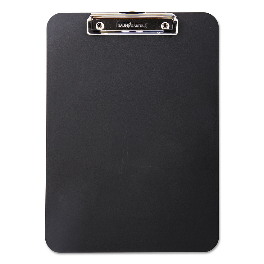 Mobile OPS Unbreakable Recycled Clipboard, 0.5" Clip Capacity, Holds 8.5 x 11 Sheets, Black (61624)