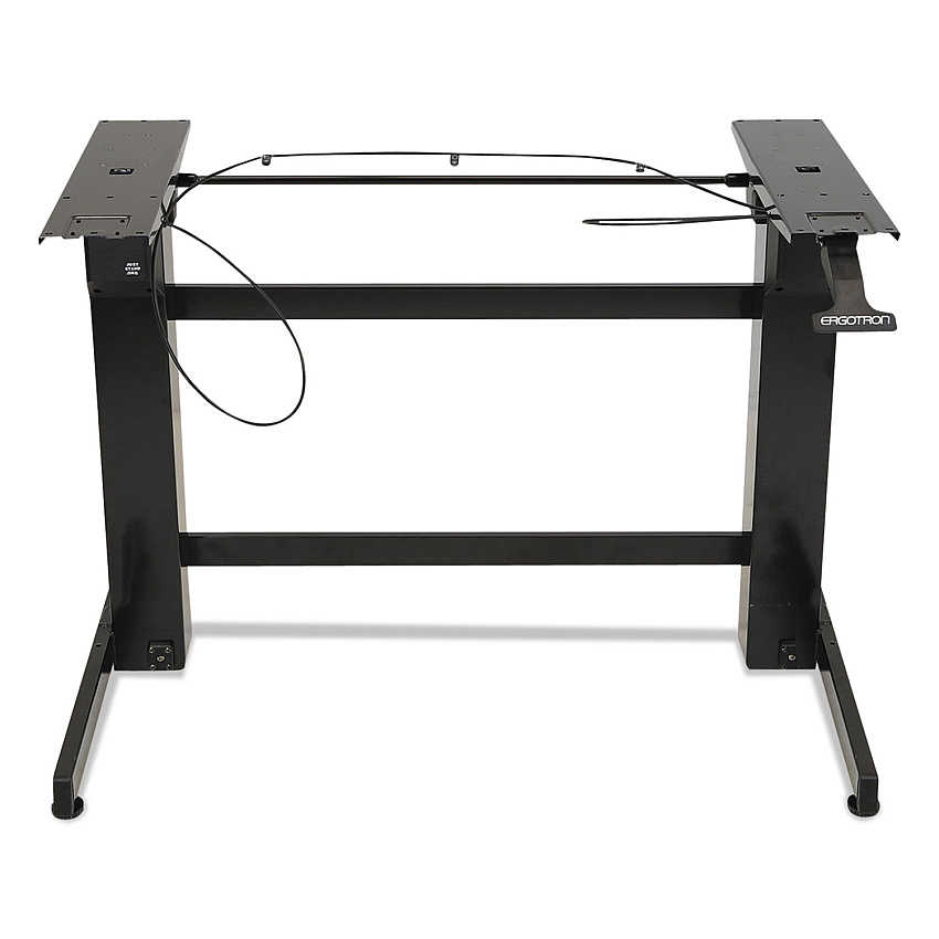 Ergotron WorkFit-B Sit-Stand Base, Up to 88 lb, 42" x 26" x 32" to 51.5", Black (24388009)