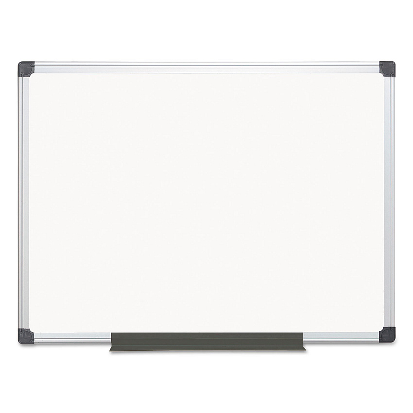 MasterVision Value Melamine Dry Erase Board, 36 x 48, White Surface, Silver Aluminum Frame (MA0512170MV)