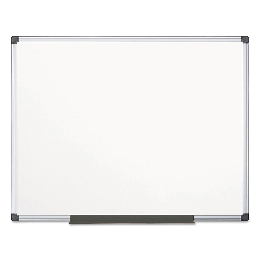 MasterVision Value Lacquered Steel Magnetic Dry Erase Board, 72 x 48, White Surface, Silver Aluminum Frame (MA2707170)