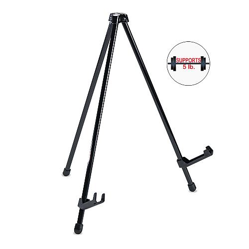 MasterVision Instant Table-Top Easel, 14.25" High, Black (FLX07201MV)