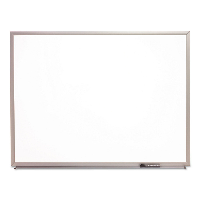 AbilityOne 7110016511295, SKILCRAFT Magnetic Dry Erase Board, 72 x 48, White Surface, Silver Brushed Aluminum Frame