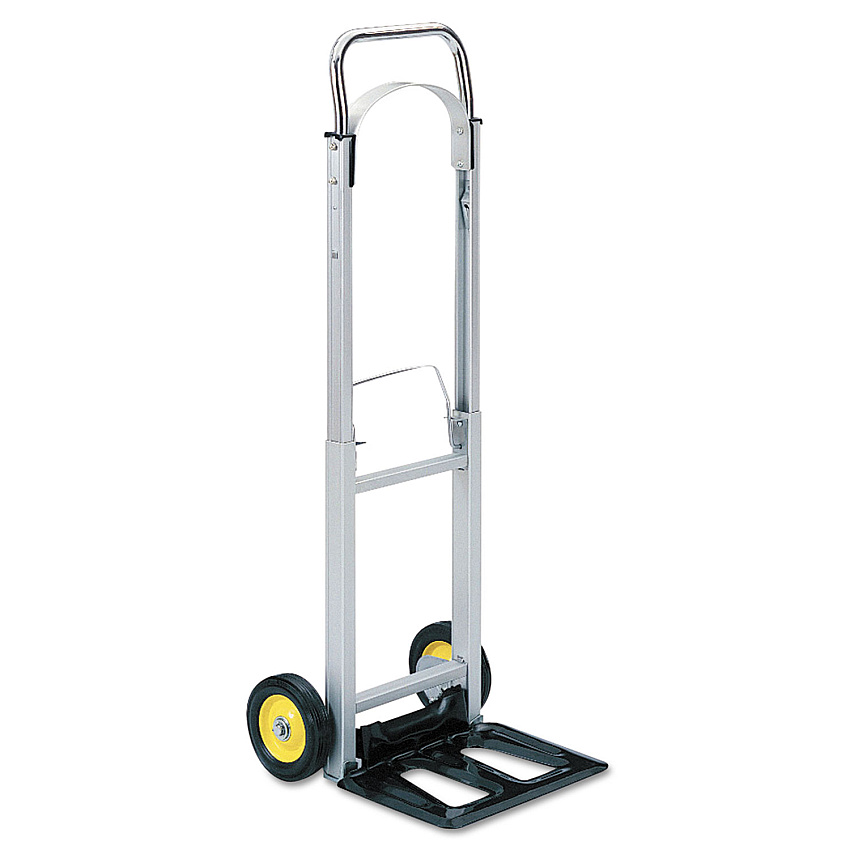 Safco HideAway Aluminum Hand Truck, 250 lb Capacity, 15.5 x 16.5 x 43.5, Aluminum (4061)