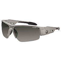 ergodyne Skullerz Dagr Safety Glasses, Matte Gray Frame/Smoke Lens, Nylon/Polycarb (52130)
