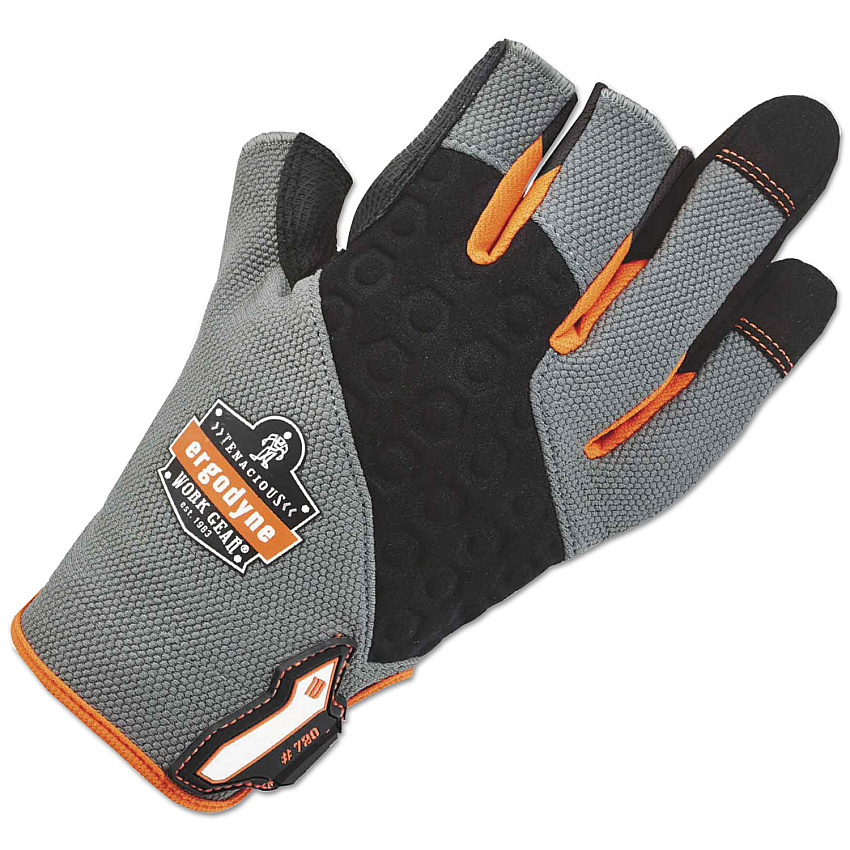 ergodyne ProFlex 720 Heavy-Duty Framing Gloves, Medium, Gray, Pair (17113)