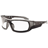 ergodyne Skullerz Odin Safety Glasses, Matte Black Frame/Clear Lens, Nylon/Polycarb (50400)