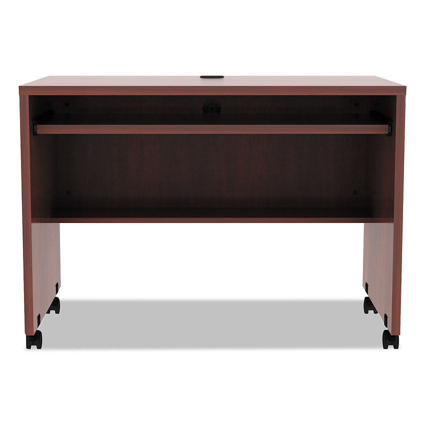 Alera Valencia Series Mobile Workstation Desk, 41.38" x 23.63" x 30", Medium Cherry (ALEVA204224MC)
