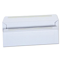 Universal Self-Seal Business Envelope, #10, Square Flap, Self-Adhesive Closure, 4.13 x 9.5, White, 500/Box (UNV36100)