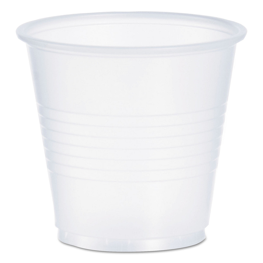 Dart High-Impact Polystyrene Cold Cups, 3.5 oz, Translucent, 100/Pack (Y35PK)