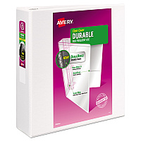 Avery Durable View Binder with DuraHinge and Slant Rings, 3 Rings, 3