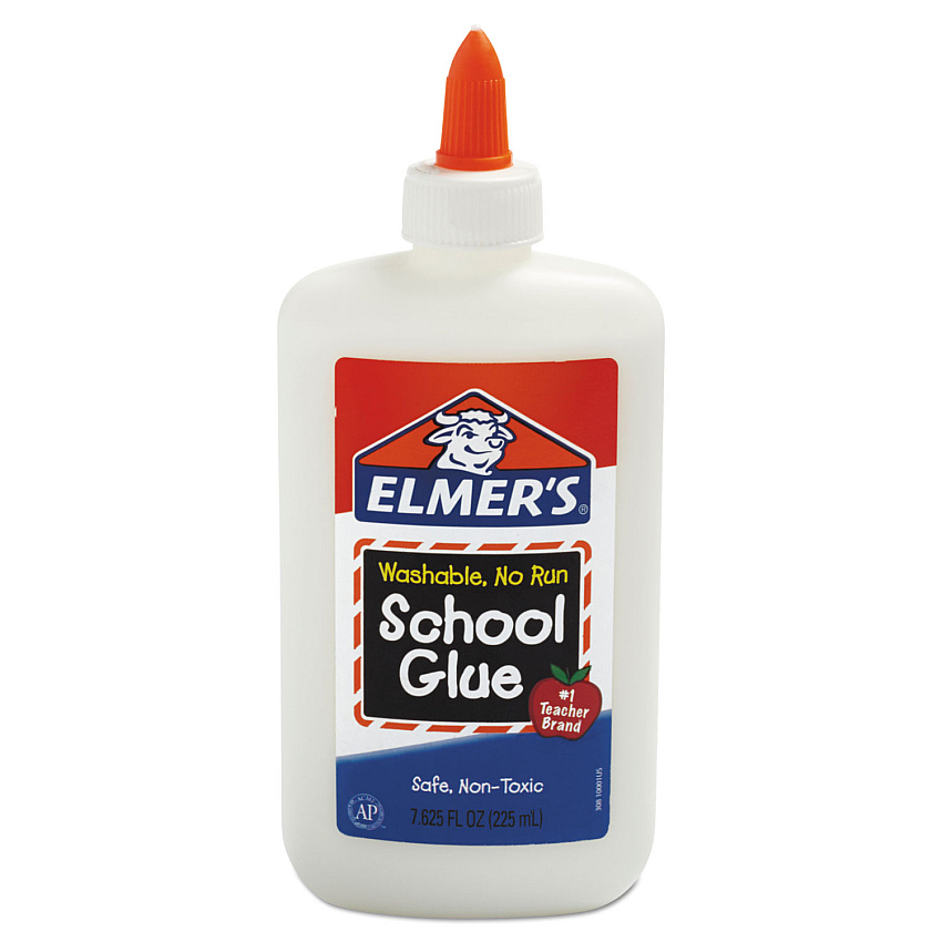 Elmer's Washable School Glue, 7.63 oz, Dries Clear (E308)