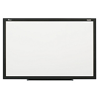 AbilityOne 7110016511292, SKILCRAFT Magnetic Steel Dry Erase Board, 60 x 36, White Surface, Black Aluminum Frame