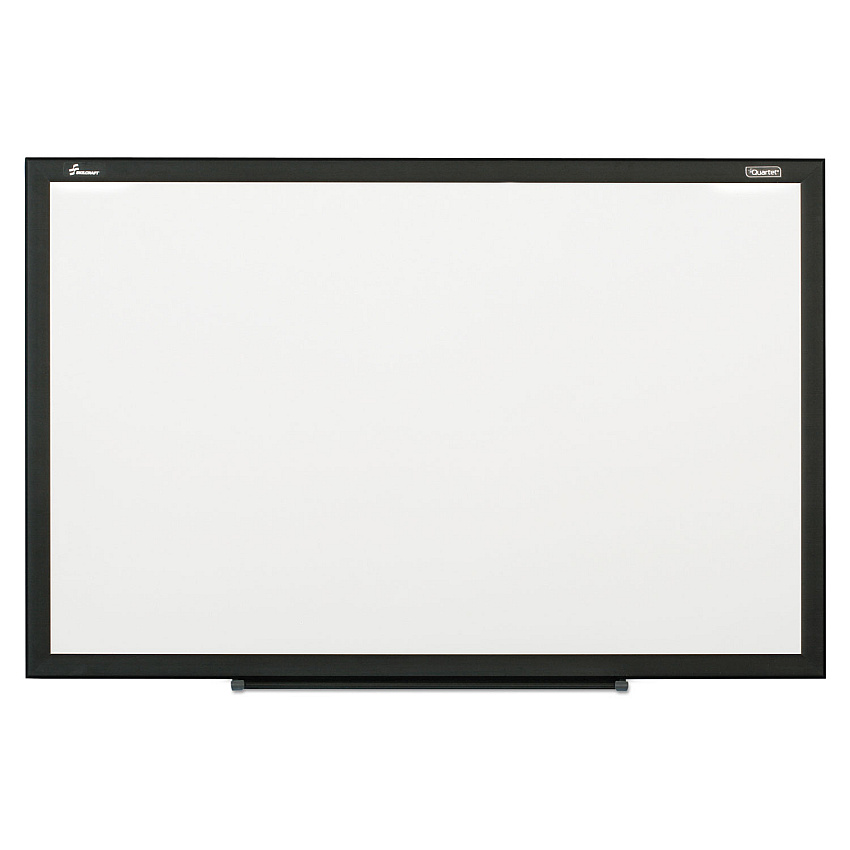 AbilityOne 7110016511292, SKILCRAFT Magnetic Steel Dry Erase Board, 60 x 36, White Surface, Black Aluminum Frame