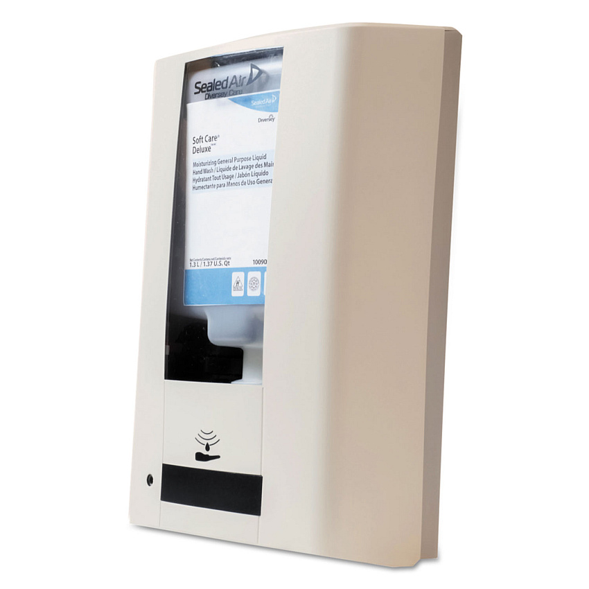 Intellicare Hybrid Dispenser For Soap/sanitizer, 1,200 Ml/1,300 Ml, 13.38 X 13.38 X 12.24, White
