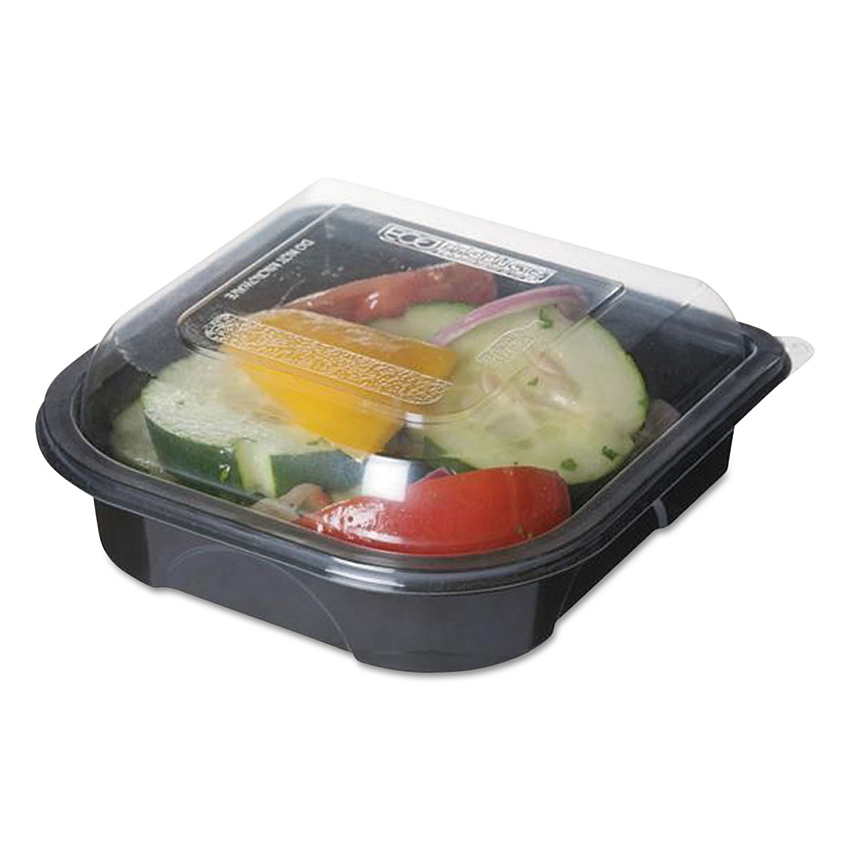 Eco-Products EPPTOR6 BlueStripe Premium Take-Out Containers