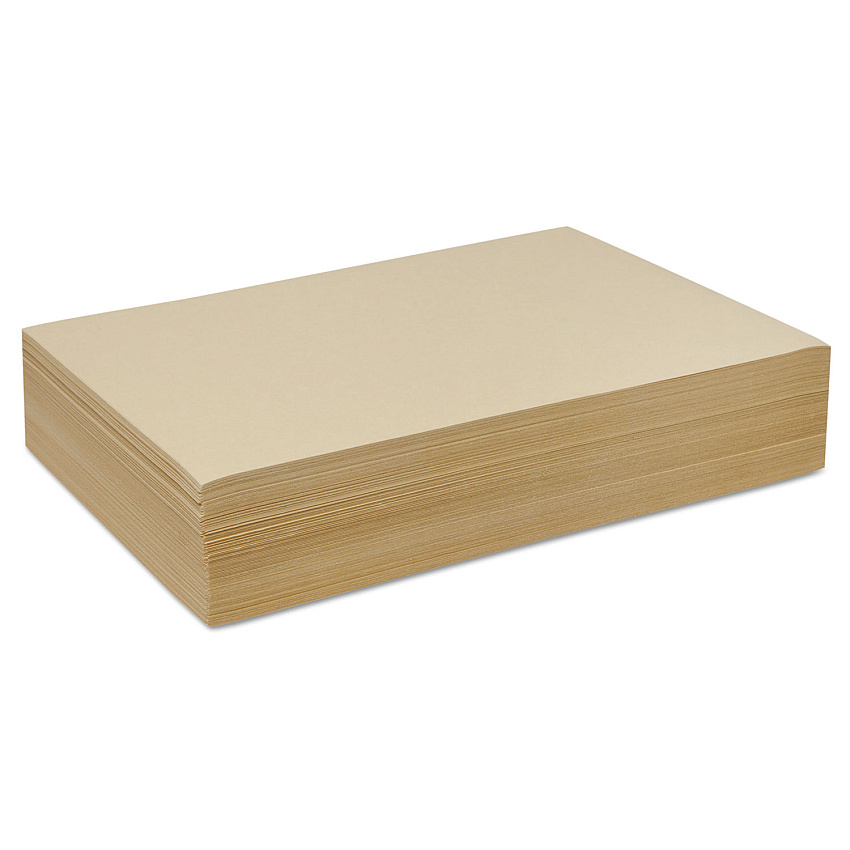 Pacon Cream Manila Drawing Paper, 50 lb Cover Weight, 12 x 18, Cream Manila, 500/Pack (4112)