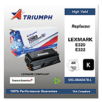 751000nsh0204 Remanufactured 08a0478 High-yield Toner, 6,000 Page-yield, Black