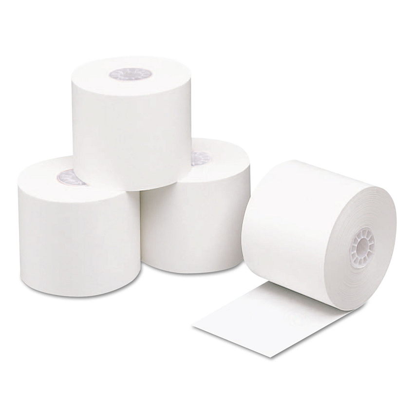 ICONEX Direct Thermal Printing Paper, 2.3mil, 0.45" Core, 2.25" x 200 ft, White, 50/Carton (90781285)