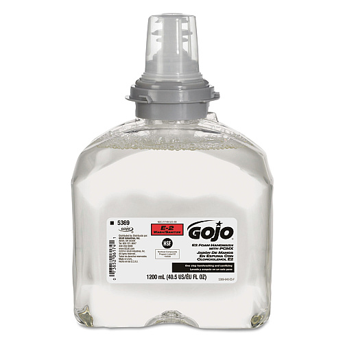 E2 Foam Handwash With Pcmx Refill For Tfx Dispensers, Fragrance-free, 1,200 Ml, 2/carton