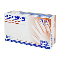 Vitex Synthetic Vinyl Powder Free 4 Mil Exam Gloves Beige Med, Case Of 1000 (VTX995)