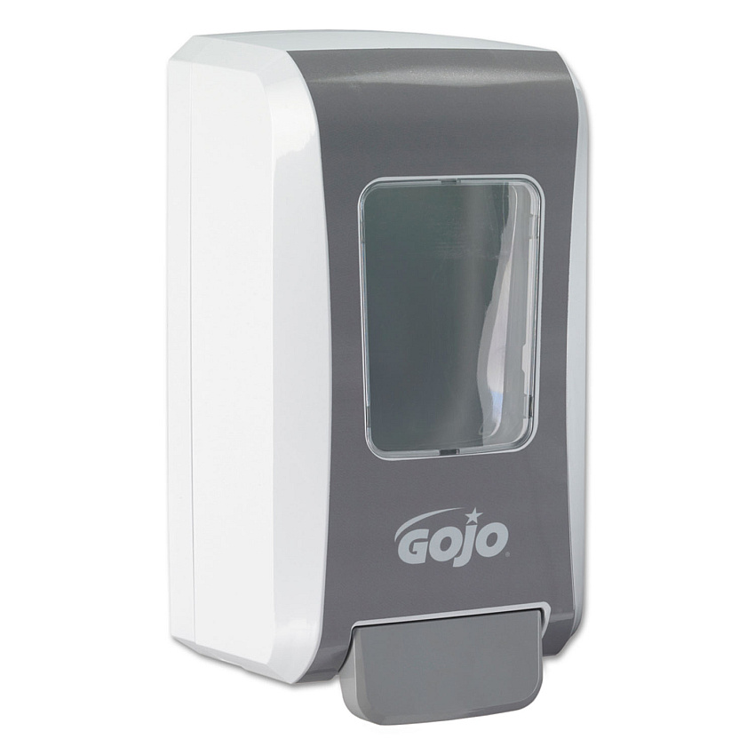 GOJO FMX-20 Soap Dispenser, 2,000 mL, 6.5 x 4.7 x 11.7, White/Gray, 6/Carton (527006)