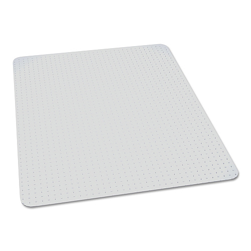 AbilityOne 7220016568330, SKILCRAFT Biobased Chair Mat for Low/Medium Pile Carpet, 60 x 60, No Lip, Clear