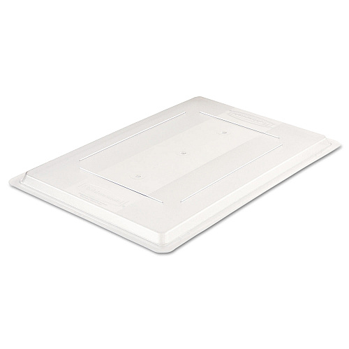 Rubbermaid Commercial Food/Tote Box Lids, 26 x 18, Clear, Plastic (3302CLE)