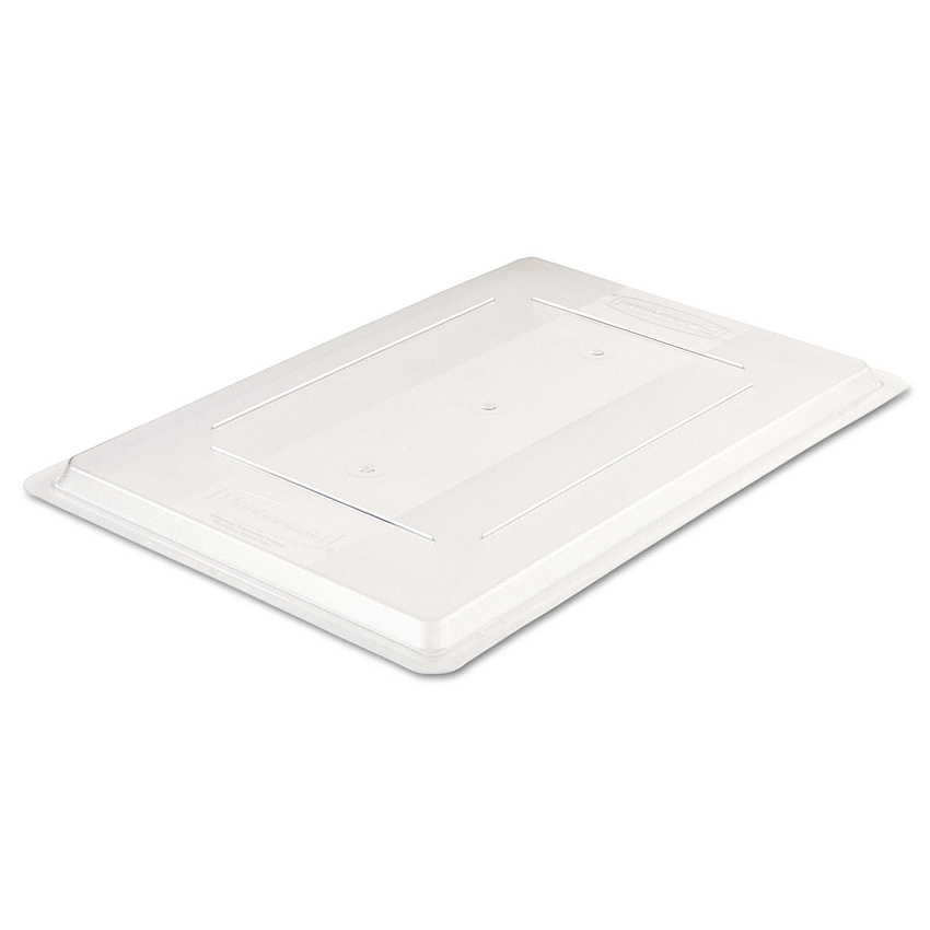 Rubbermaid Commercial Food/Tote Box Lids, 26 x 18, Clear, Plastic (3302CLE)