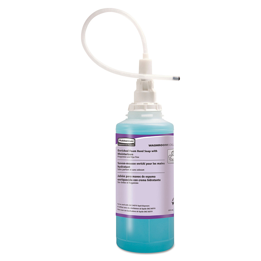 Rubbermaid Commercial Enriched Moisturizing Foam Hand Soap Refill, Citrus Scent, 800 mL, 4/Carton (750517)