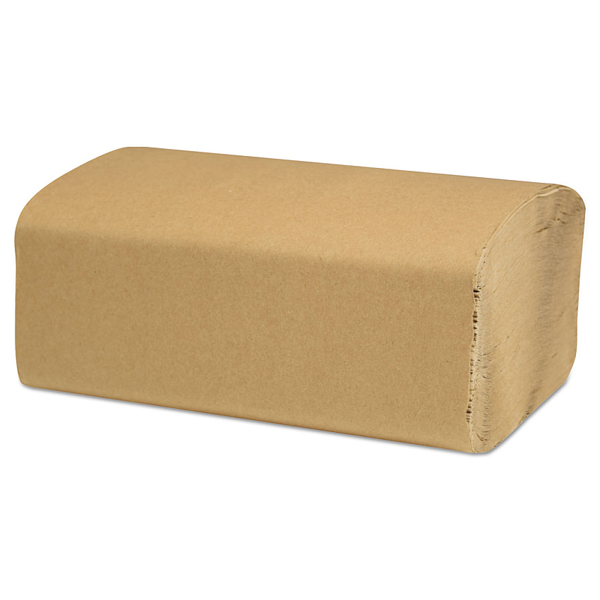 Cascades&reg; Pro Single Fold Paper Towels, 1-Ply, Brown, 4000 Towels (H115)