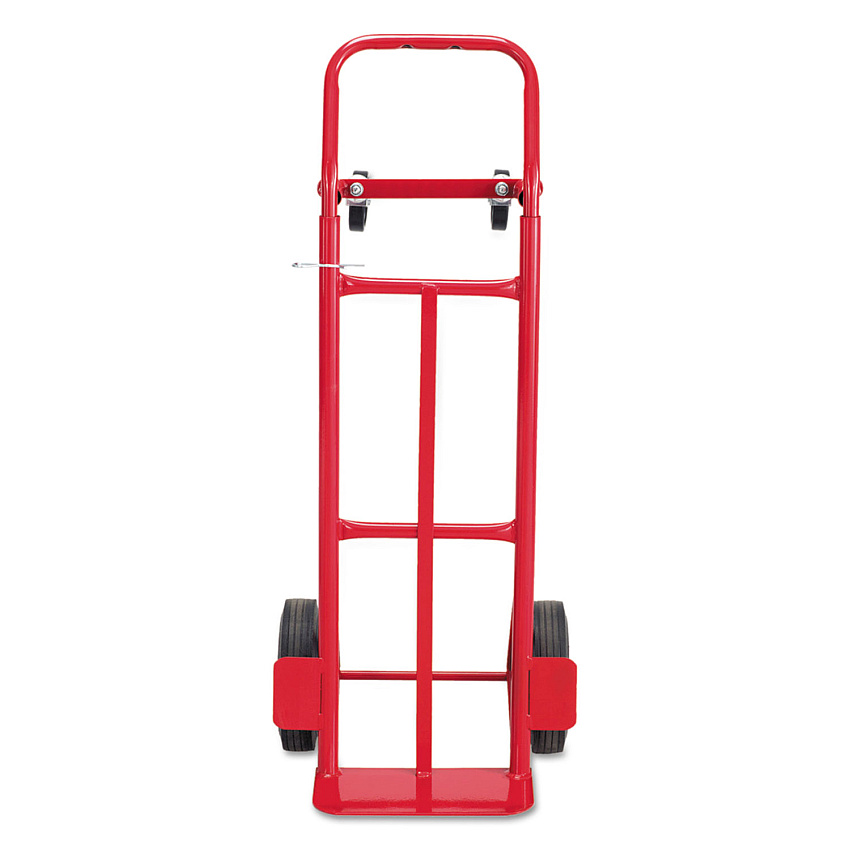 Safco Two-Way Convertible Hand Truck, 500 to 600 lb Capacity, 18 x 51, Red (4086R)