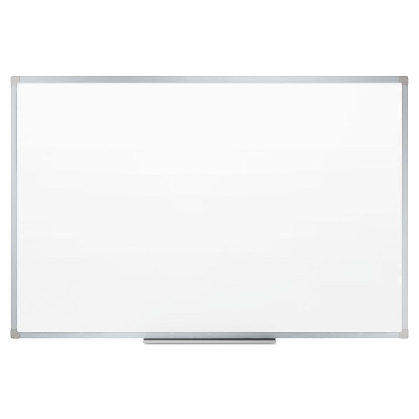 Mead Dry Erase Board with Aluminum Frame, 72 x 48, Melamine White Surface, Silver Aluminum Frame (85358)