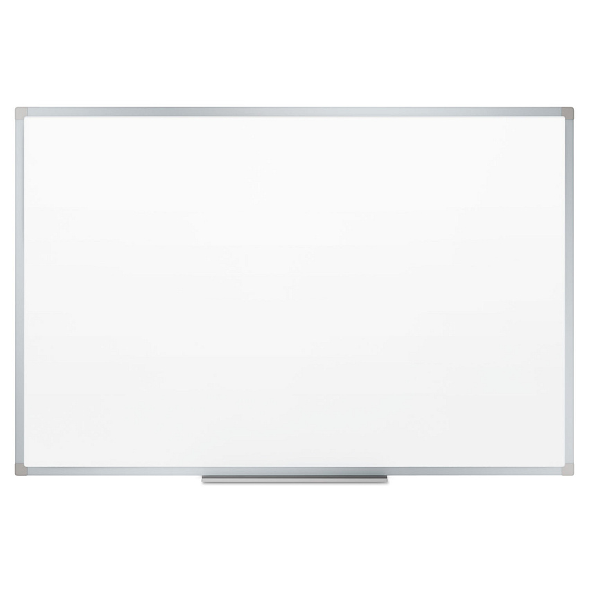 Mead Dry Erase Board with Aluminum Frame, 36 x 24, Melamine White Surface, Silver Aluminum Frame (85356)