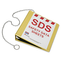 AbilityOne 7510016236240, SKILCRAFT Global Harmonized System Safety Data Sheet Binder, 3 Rings, 2