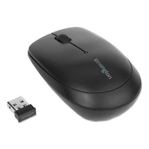 Kensington Pro Fit Wireless Mobile Mouse, 2.4 GHz Frequency/30 ft Wireless Range, Left/Right Hand Use, Black (75228)