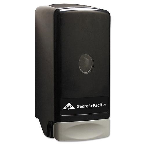 Georgia Pacific Professional Soap Dispenser for 800 mL Bag-in-Box Refill, 4.5 x 4.75 x 10, Black, 12/Carton (53250)