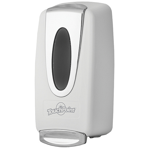 Touch Point Elite Foaming Soap Dispenser - White, 12 Dispensers/case, Case Of 12 (44100-FDW-ELITETP)