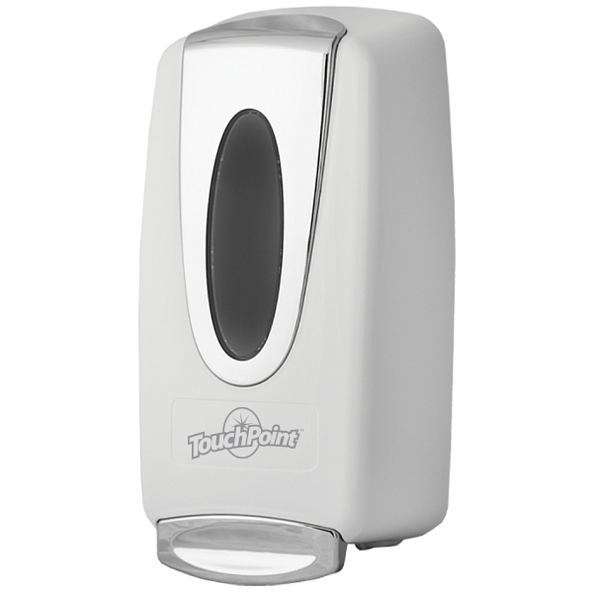Touch Point Elite Foaming Soap Dispenser - White, 12 Dispensers/case, Case Of 12 (44100-FDW-ELITETP)