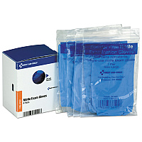 First Aid Only Refill for SmartCompliance General Business Cabinet, Nitrile Exam Gloves, 4 Pair/Box (FAE6102)