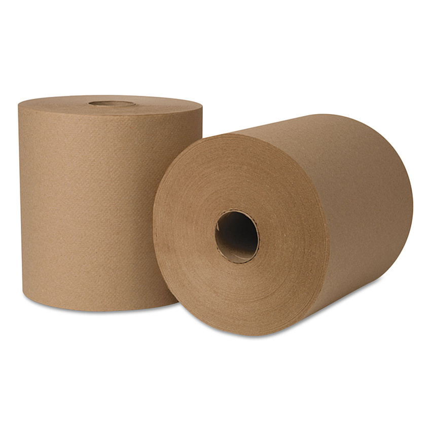 Boardwalk Green Xtra Roll Towels, 1-Ply, 8" x 800 ft, Natural, 6 Rolls/Carton, 55 Cartons/Pallet (BWK32GREENPLT)