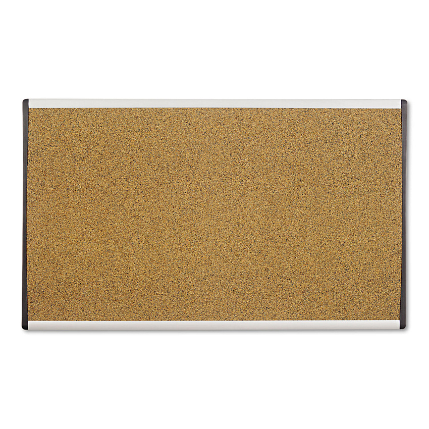 Quartet ARC Frame Cubicle Cork Board, 30 x 18, Tan Surface, Silver Aluminum Frame (ARCB3018)