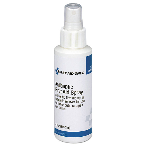 First Aid Only Refill for SmartCompliance General Business Cabinet, Antiseptic Spray, 4 oz (13080)