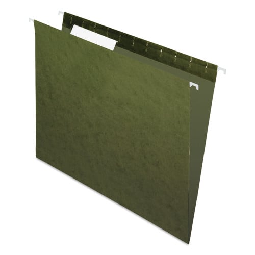 Pendaflex Standard Green Hanging Folders, Letter Size, 1/3-Cut Tab